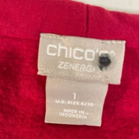 Chico's Zenergy Cozy Brushed Fleece Tunic NWOT 1 Medium - Picture 4 of 4
